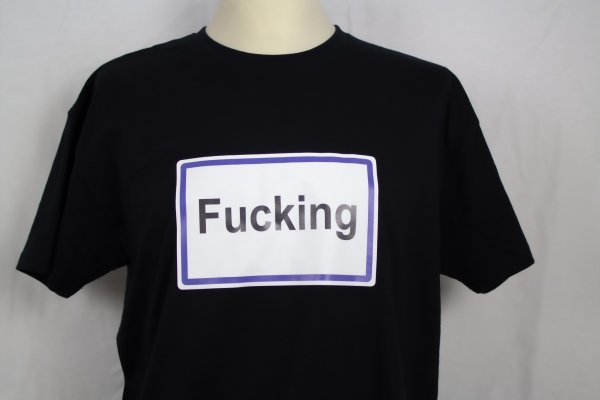 Unisex Fucking T-Shirt schwarz