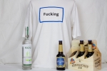 Geschenk Paket - Arschlecken Bier, Chisti Rosi Vodka, T-Shirt